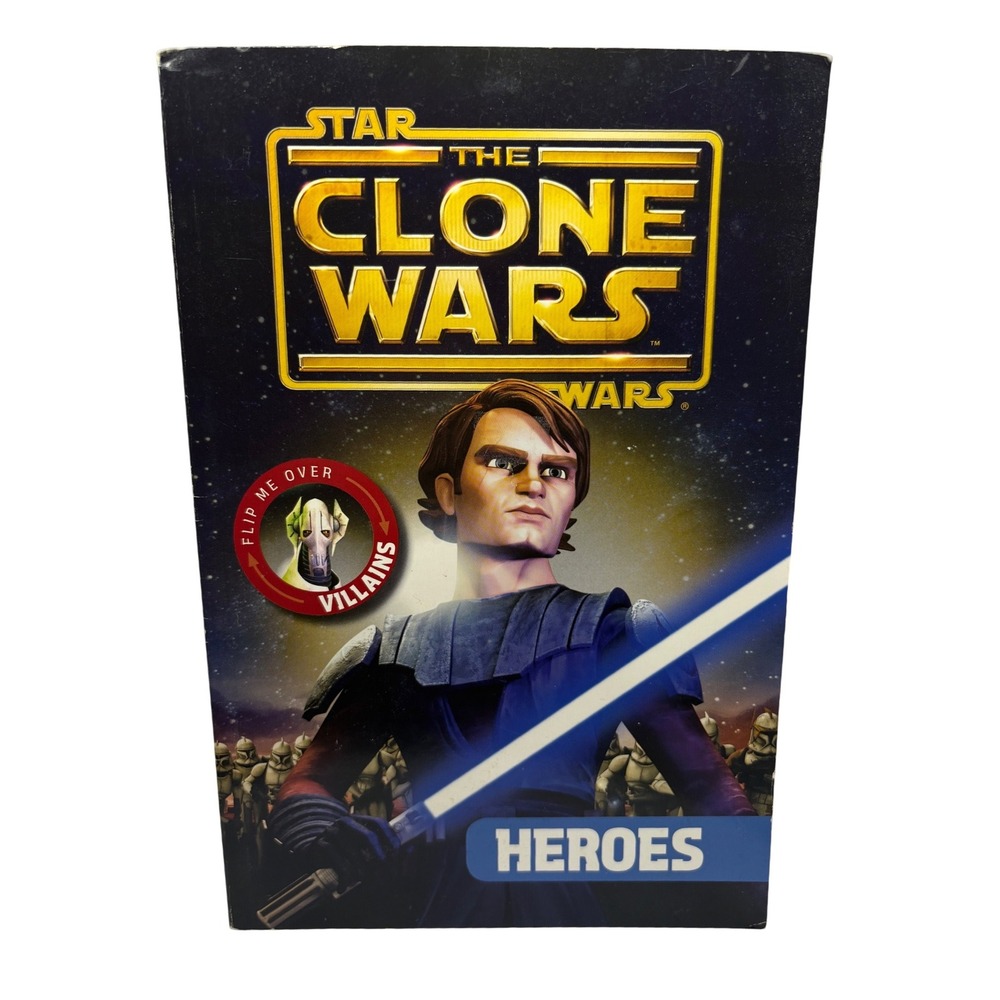Star‎ Wars The Clone Wars Heroes and Villains Flip Book 2009 Paperback